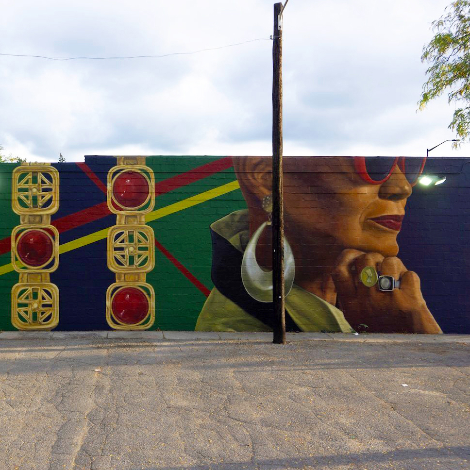 Mural on Jo's Gallery 2 by Waleed Johnson