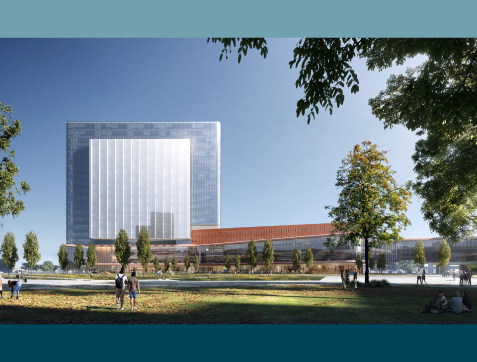 Henry Ford Health Hospital expansion rendering