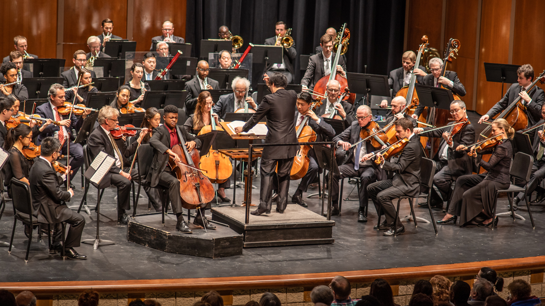 Detroit Symphony Orchestra performing